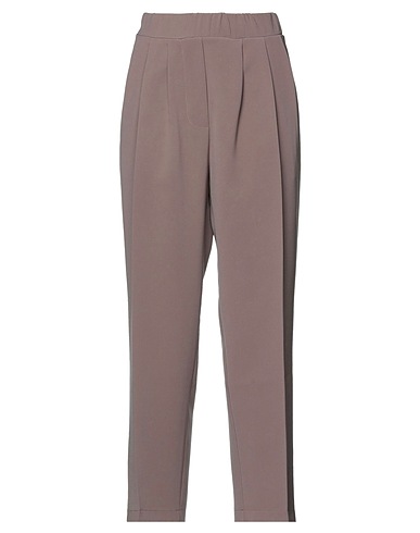 ALPHA STUDIO Casual trouser Taupe 91% Polyester, 9% Elastane