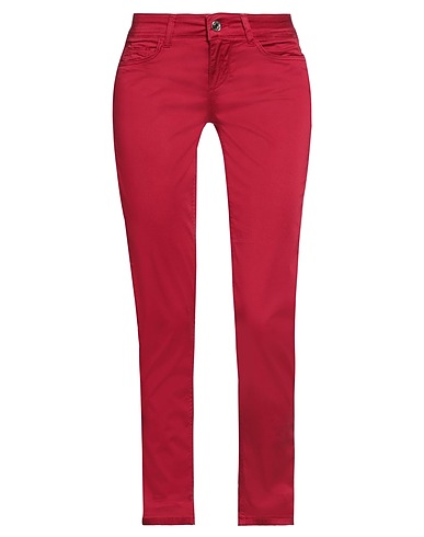 LIU •JO Casual trouser Brick red 96% Cotton, 4% Elastane