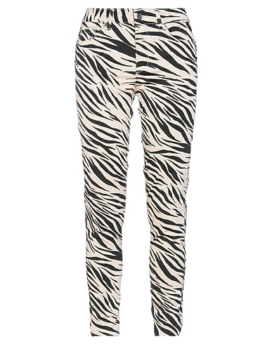 LIU •JO Casual trouser Ivory 67% Cotton, 29% Polyester, 4% Elastane