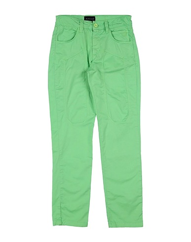 JECKERSON Casual trouser Lime green 98% Cotton, 2% Elastane