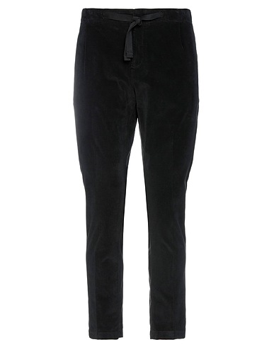 ENTRE AMIS Casual trouser Black 98% Cotton, 2% Elastane