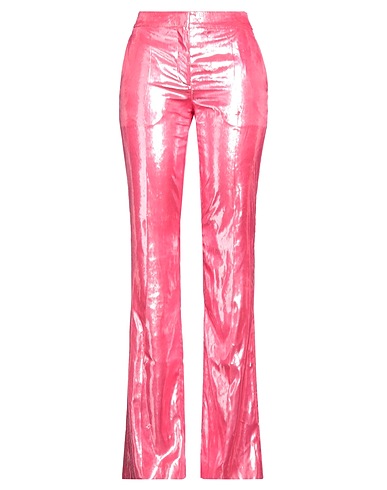 MOSCHINO Casual pants COUTURE Pink 100% Polyester, Acetate, Polyamide
