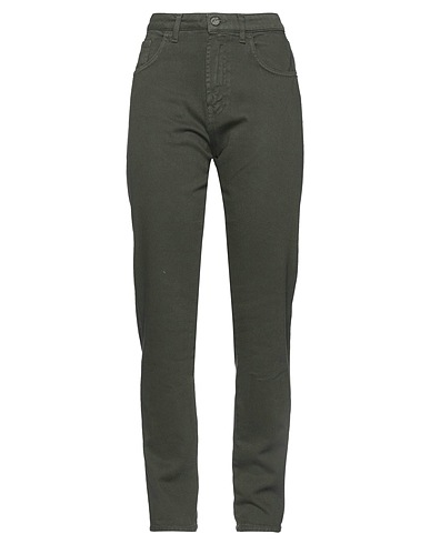 MANILA GRACE Hosen Dunkelgrün 100% Baumwolle