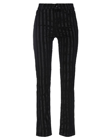 MY TWIN TWINSET Casual trouser Black 82% Cotton, 16% Polyester, 2% Elastane