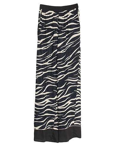 MY TWIN TWINSET Pantalone Nero 100% Viscosa, Poliestere