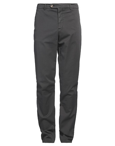BRUNELLO CUCINELLI Casual trouser Lead 97% Cotton, 3% Elastane
