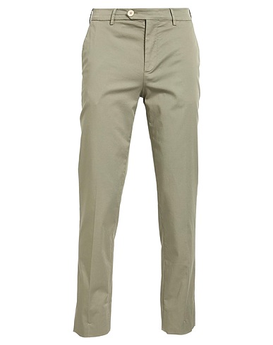 BRUNELLO CUCINELLI Pantalone Verde salvia 97% Cotone, 3% Elastan