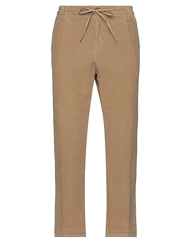 DANIELE ALESSANDRINI HOMME Casual pants Camel 100% Cotton