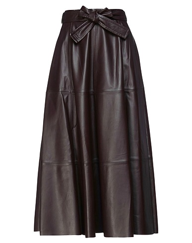 ZIMMERMANN Midi skirt Plum 100% Leather