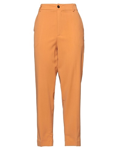 FORTE_FORTE Casual trouser Apricot 98% Viscose, 2% Elastane