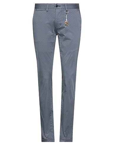 GAUDÌ Casual trouser Grey 98% Cotton, 2% Elastane