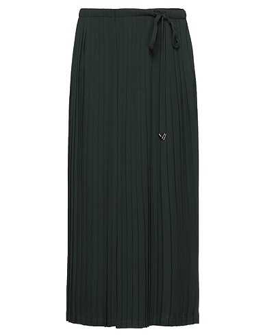 VALENTINO GARAVANI Casual trouser Dark green 100% Silk