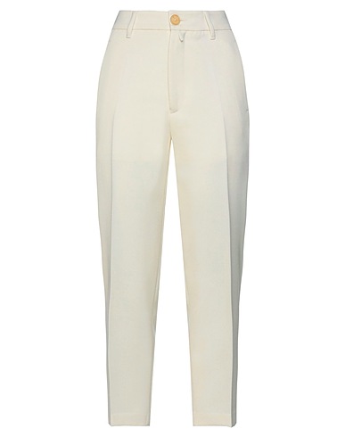HIGH Pantalone Avorio 100% Lana Vergine