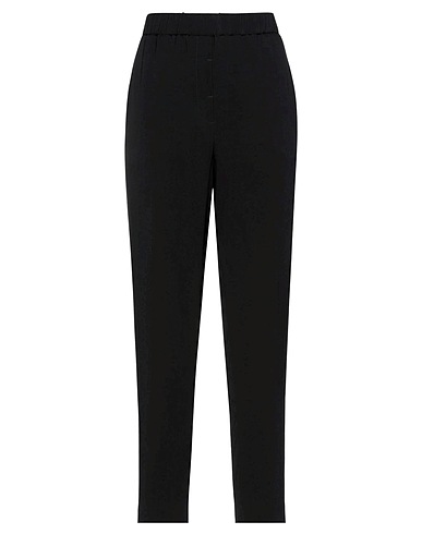 PESERICO Casual trouser Black 96% Viscose, 4% Elastane