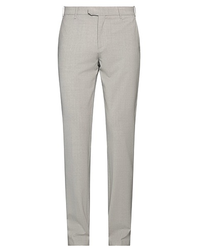 ELEVENTY Casual pants Light grey 96% Wool, 4% Elastane