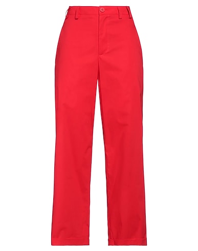 PIANURASTUDIO Casual trouser Red 100% Cotton