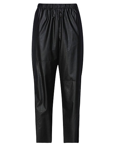 MM6 MAISON MARGIELA Casual trouser Black 100% Polyurethane, Viscose