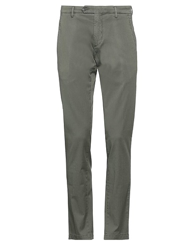 MICHAEL COAL Casual pants Military green 88% Cotton, 9% Polyester, 3% Elastane