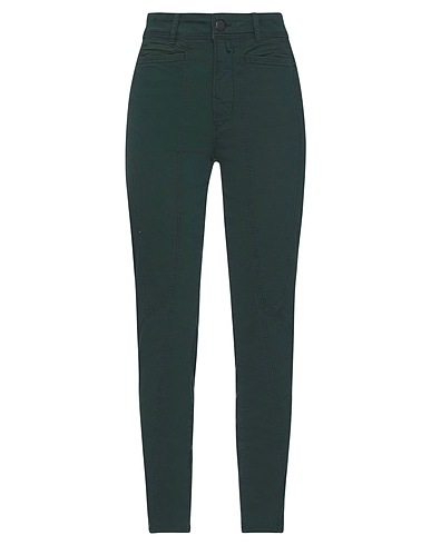 HIGH Pantalone Verde scuro 98% Cotone, 2% Elastan