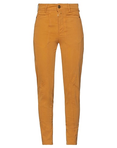 HIGH Pantalone Giallo ocra 98% Cotone, 2% Elastan