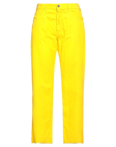 MASSIMO ALBA Pantalone Giallo 100% Cotone