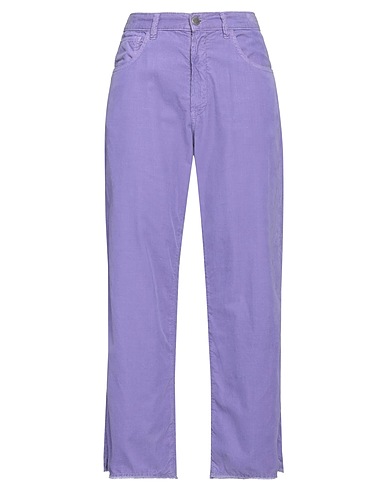 MASSIMO ALBA Casual pants Lilac 100% Cotton