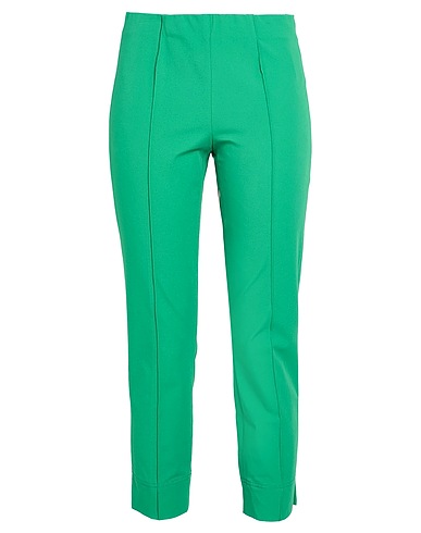 SEDUCTIVE Casual pants Green 51% Polyamide, 39% Cotton, 10% Elastane