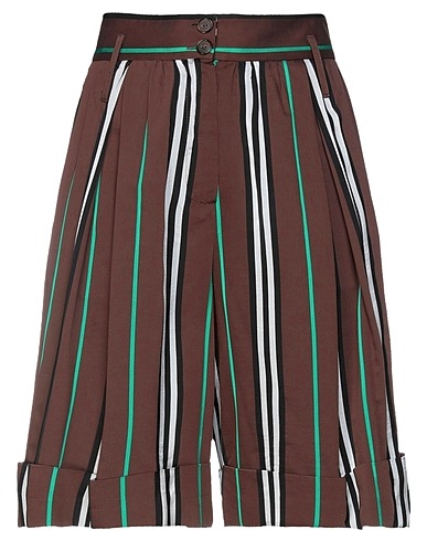 ALYSI Shorts & Bermuda Marrone 48% Viscosa, 39% Cotone, 13% Acetato
