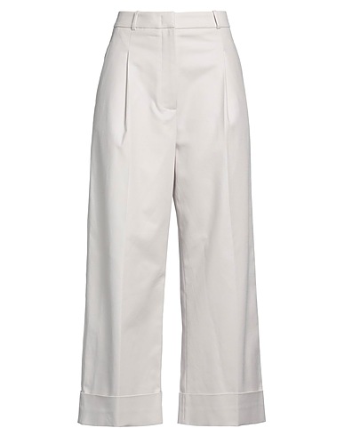 PESERICO Casual trouser Light grey 97% Cotton, 3% Elastane