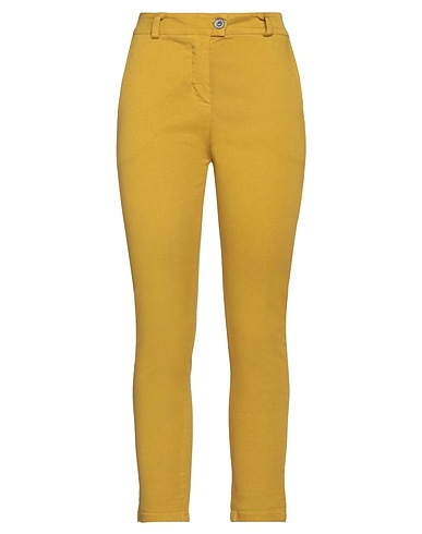 LE STREGHE Casual trouser Military green 97% Cotton, 3% Elastane