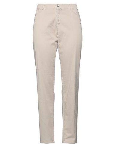 DIANA GALLESI Casual trouser Grey 97% Cotton, 3% Elastane