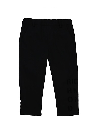 JOHN RICHMOND Casual pants Black 100% Polyester