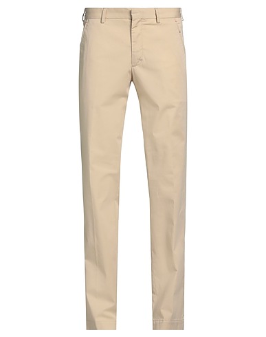 MANUEL RITZ Casual trouser Beige 98% Cotton, 2% Elastane
