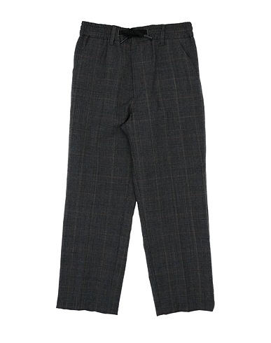 TRUSSARDI JUNIOR Casual trouser Charcoal 100% Virgin Wool