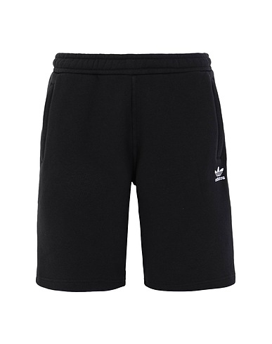 ADIDAS ORIGINALS Pantalón deportivo ESSENTIAL SHORT
 Negro 70% Algodón, 30% Poliéster reciclado