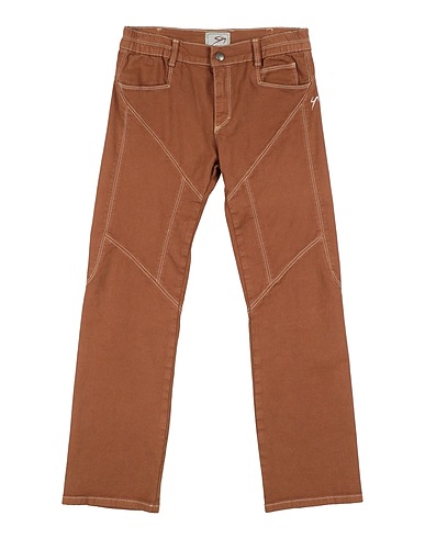 9.2 BY CARLO CHIONNA Casual trouser Brown 97% Cotton, 3% Elastane