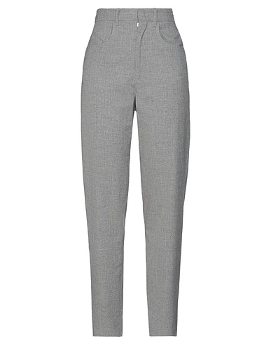 MARANT ÉTOILE Casual trouser Light grey 49% Virgin Wool, 40% Cotton, 10% Linen, 1% Elastane
