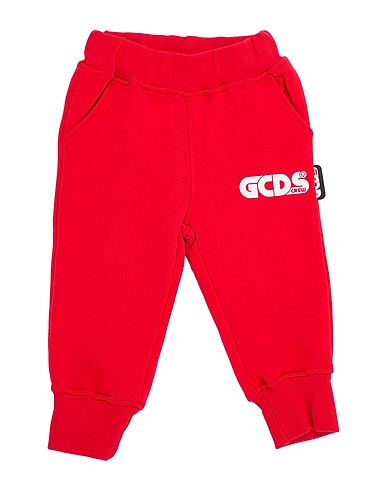 GCDS MINI Casual trouser Red 100% Cotton