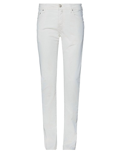 JACOB COHЁN 5-pocket White 97% Cotton, 3% Elastane