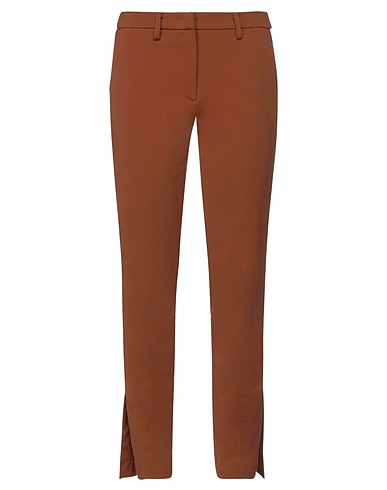 MASON'S Casual trouser Brown 86% Polyamide, 14% Elastane