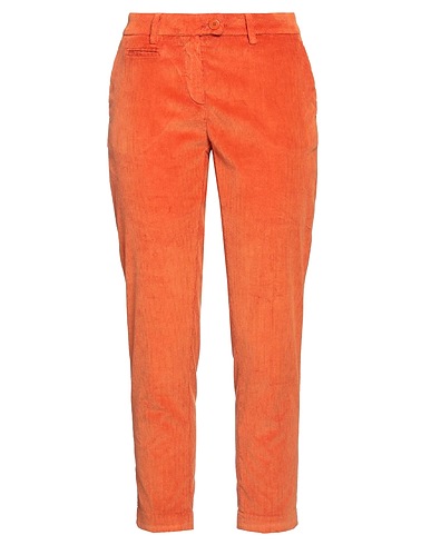 MASON'S Casual trouser Orange 75% Cotton, 23% PES - Polyethersulfone, 2% Elastane