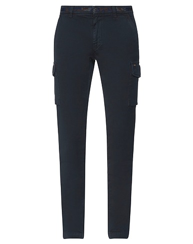 MASON'S Casual pants Midnight blue 98% Cotton, 2% Elastane