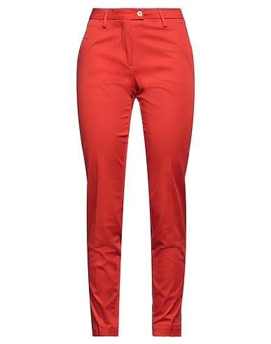 MICHAEL COAL Casual pants Rust 98% Cotton, 2% Elastane