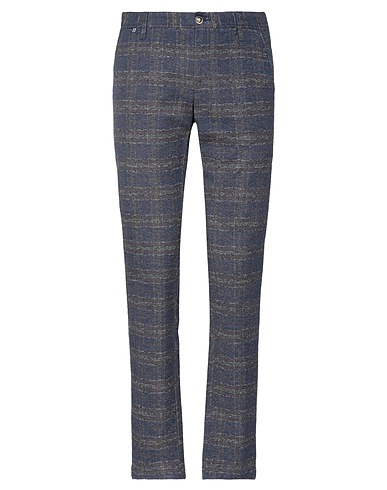 AT.P.CO Casual pants Midnight blue 99% Cotton, 1% Elastane