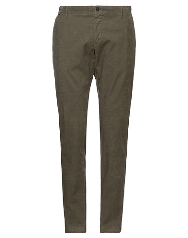 AT.P.CO Casual trouser Military green 98% Cotton, 2% Elastane