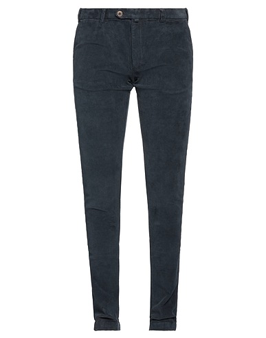 R3D WÖÔD Casual pants Midnight blue 98% Cotton, 2% Elastane