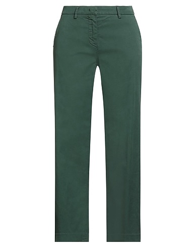 MASON'S Pantalone Verde scuro 57% Cotone, 40% Viscosa, 3% Elastan