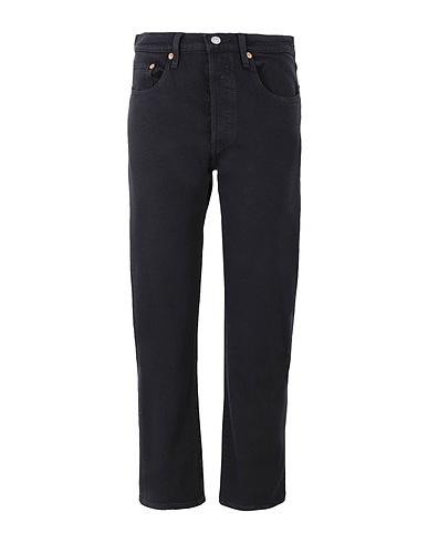 LEVI'S Jeans 501 CROP
 Schwarz 97% Baumwolle, 2% Polyester, 1% Elastan
