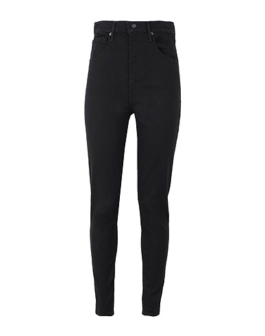 LEVI'S Denim trousers MILE HIGH SUPER SKINNY
 Black 73% Cotton, 13% Lyocell, 9% Polyester, 5% Elastane