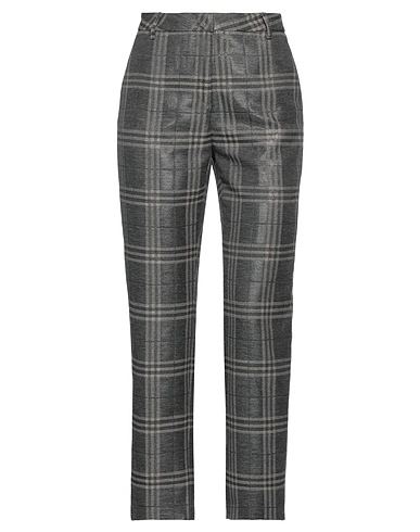 MANILA GRACE Pantalon Gris 50% Polyester, 28% Coton, 16% Viscose, 4% Polyamide, 2% Autres fibres